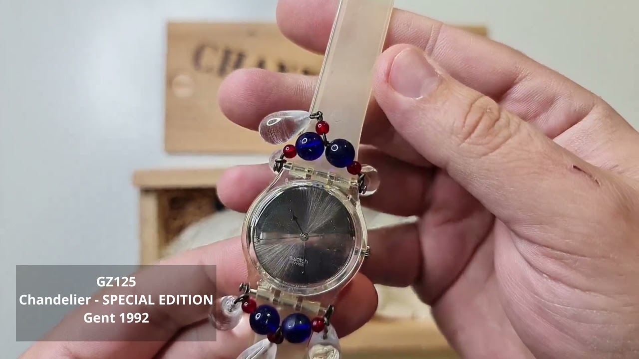 Swatch Chandelier 1992 - SPECIAL EDITION - Gent - GZ125 - VINTAGE 