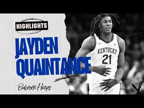 Jayden Quaintance | 2024-25 & 2025-26 Season Highlights | Arizona State / Kentucky