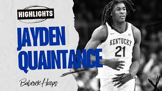 Famous Jayden Quaintance | 2024-25 & 2025-26 Season Highlights | Arizona State / Kentucky Profile