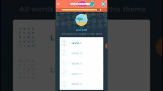 Wordbrain 2 Ace Safari Level 1-5 Answers Walkthrough screenshot 5