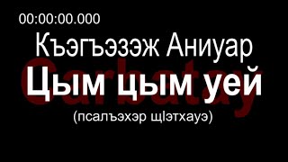 Адыгэ уэрэд | Къэгъэзэж Аниуар - Цым цым уей (псалъэхэр щӏэтхауэ)