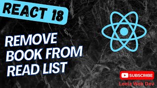 70. Remove the book from the Read list in the BooksDb React App - React18