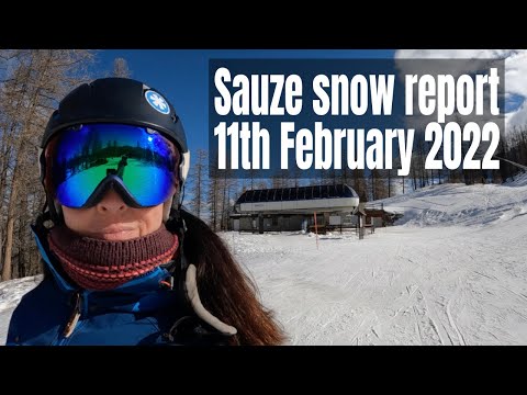 Sauze d&#39;Oulx snow report 11:02:22