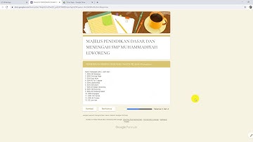TUTORIAL PENGISIAN FORMULIR  PPDB SMP MUHAMMADIYAH LEWORENG