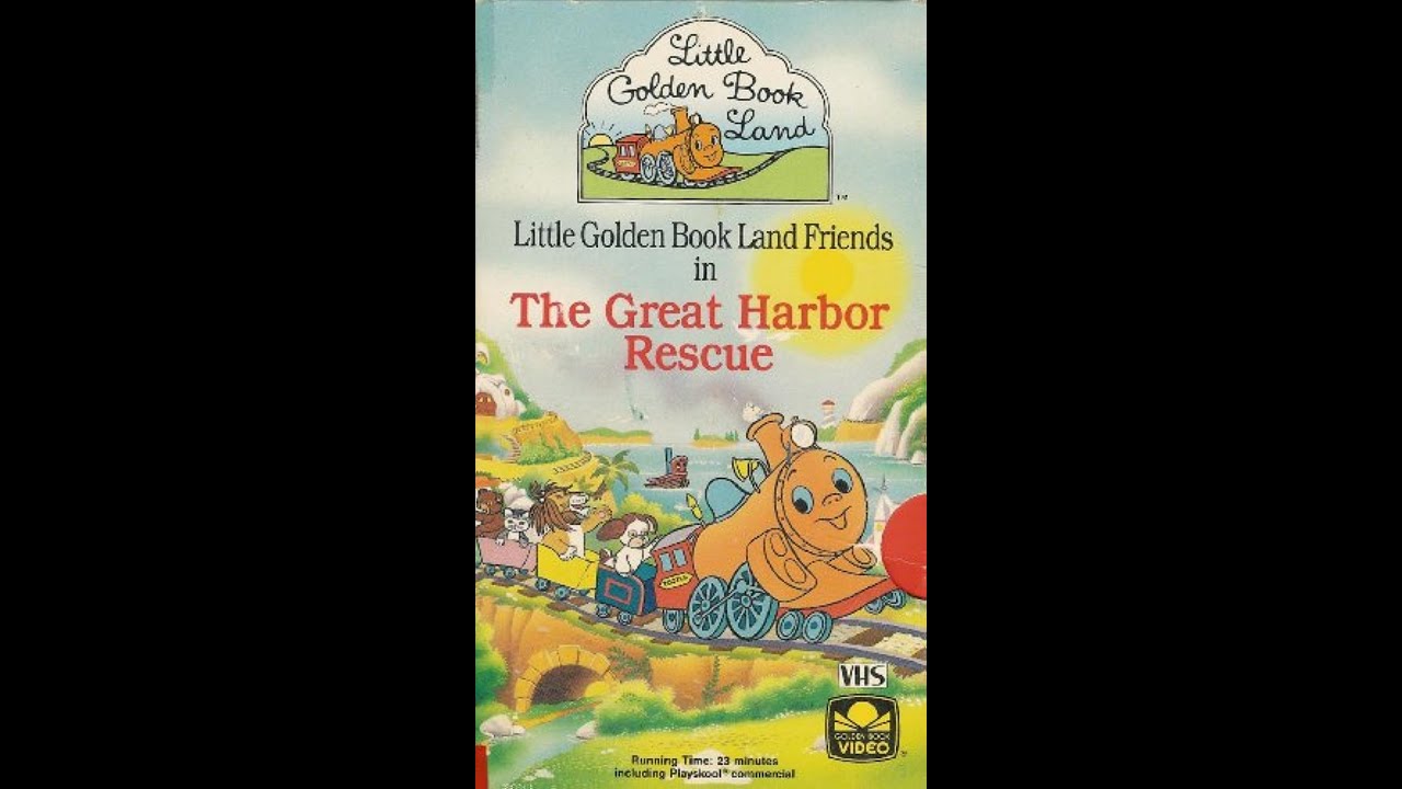 Little Golden Book Land in The Great Harbor Rescue (Original 1989 Release) VHS Little Golden Book Land in The Great Harbor Rescue (Original 1989 Release) VHS