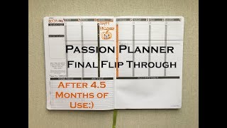 Passion Planner Final FlipThrough & What I Love! | 4.5 months In |