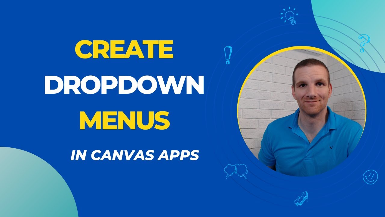 Power Apps - How to create Dropdown Menus in Canvas Apps - YouTube