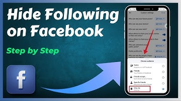 How to Hide Following on Facebook Professional Mode