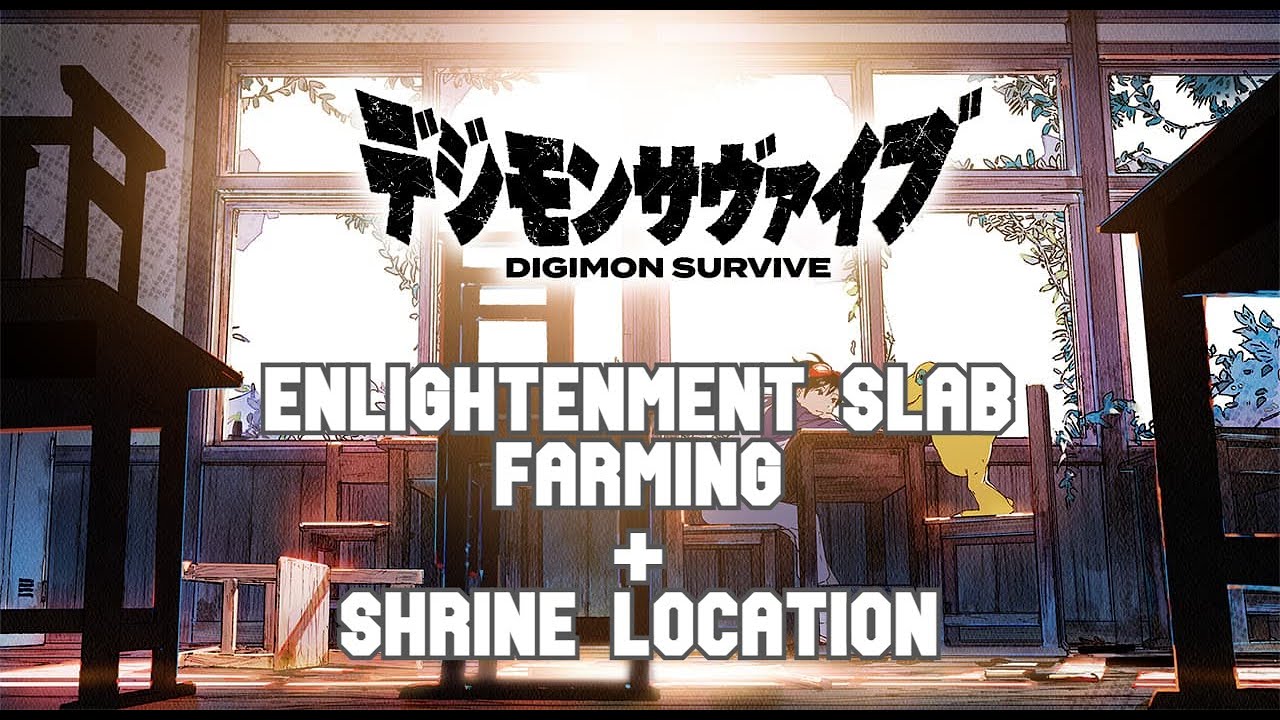 [Digimon Survive] How to farm mature enlightenment slabs before chapter 3