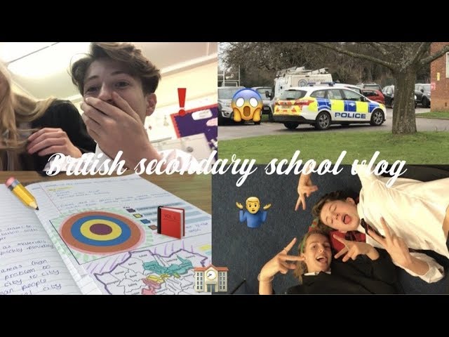 a day in the life of BRITISH SECONDARY SCHOOL | vlogmas