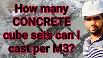 #12 How many concrete cube sets can I cast per M3?