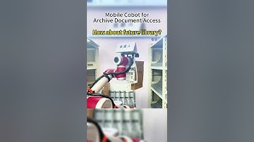 Cobots can bring documents right to your hands, and libraries could do the same! #archive #robotics