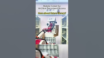Cobots can bring documents right to your hands, and libraries could do the same! #archive #robotics