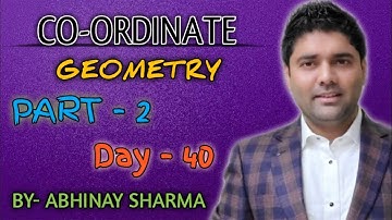 Concept of line , image etc. in Coordinate Geometry By Abhinay Sharma
