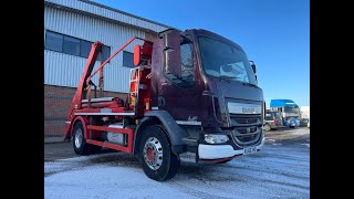 DAF LF220 *EURO 6* 18 TONNE SKIP LOADER 2016 - RJ66 XHB
