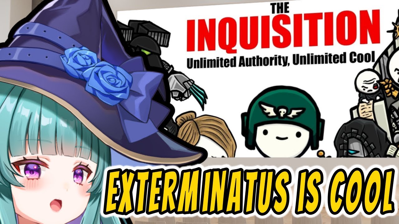 Meimi reacts to Inquisition 40k Lore (It's my Favorite now??)