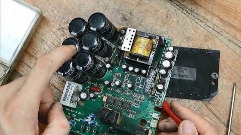 Sửa biến tần DELTA hỏng nguồn.Kiểu nguồn hay!