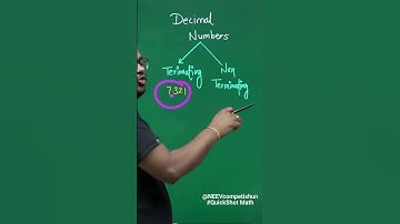 How To Understand Decimal Numbers With QuickShot Math By Pramod sir | #shorts #maths #neev