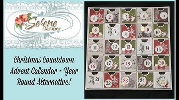 Christmas Countdown Advent Calendar with Reverse Year Round Option!