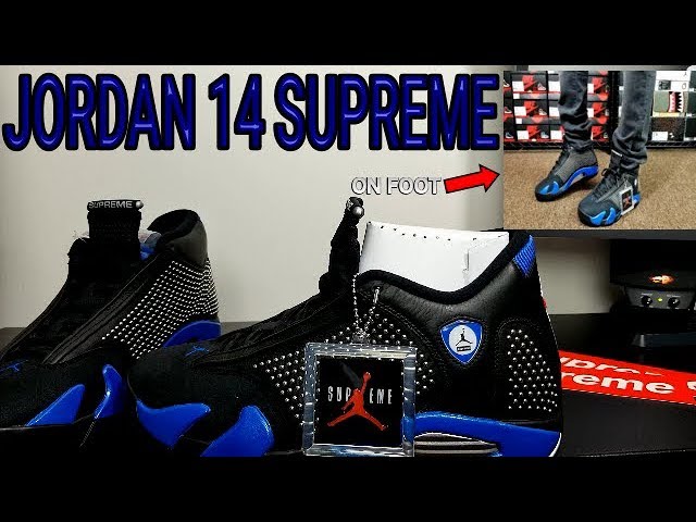 Air Jordan 14 Retro “Supreme Black”