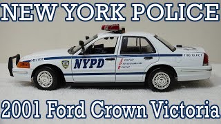 1/18 scale NYPD 2001 Ford Crown Victoria