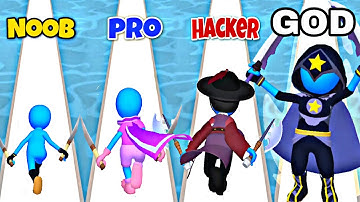NOOB vs PRO vs HACKER vs GOD in Solo Leveling