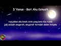 Dvenue   beri aku kekasih lyrics