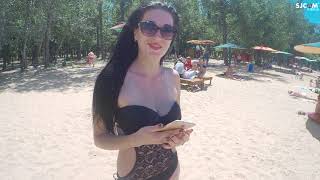 Виктория участница шоу мисс пляж Новая Каховка 2019 и бои без правил на песке.
