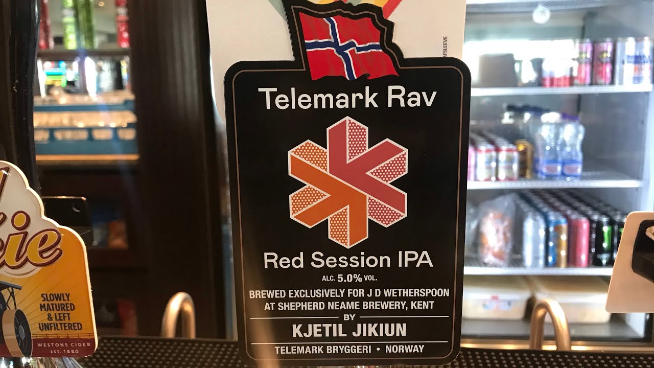 JDW Telemark Rav Red Session IPA BritishAle **JDW Autumn 2022