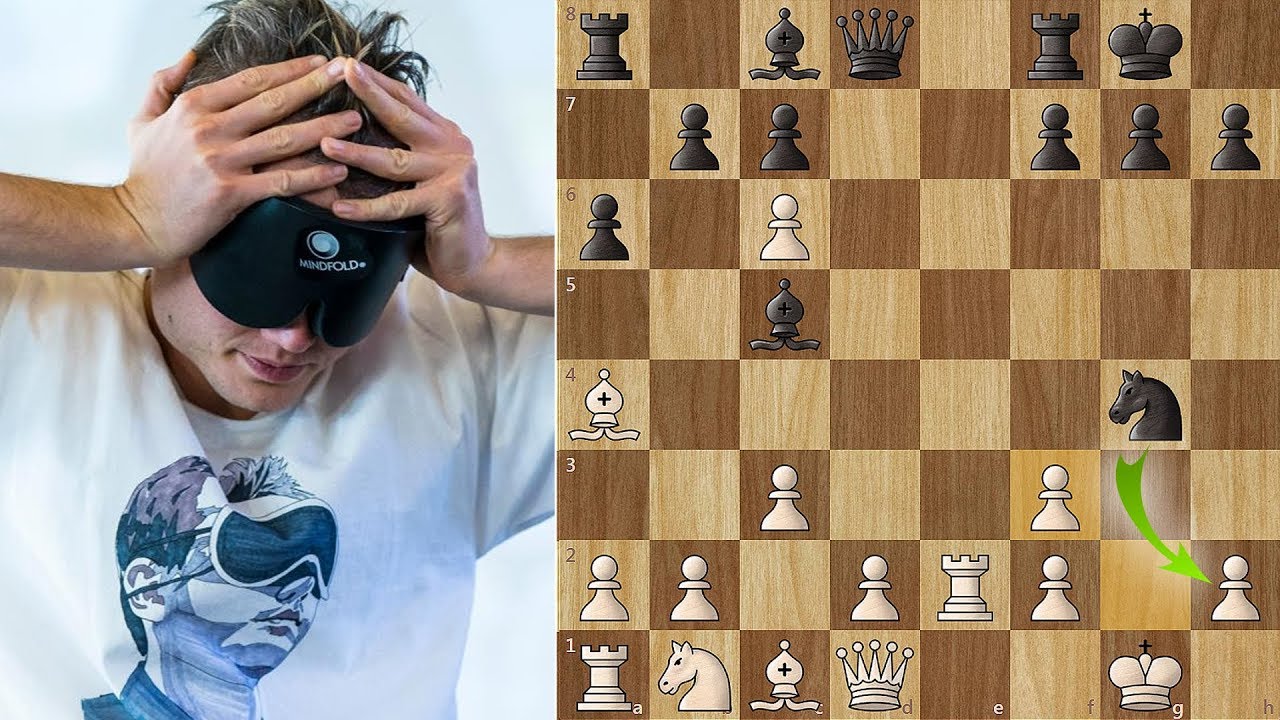 Grandmaster plays 48 games at once, blindfolded while riding