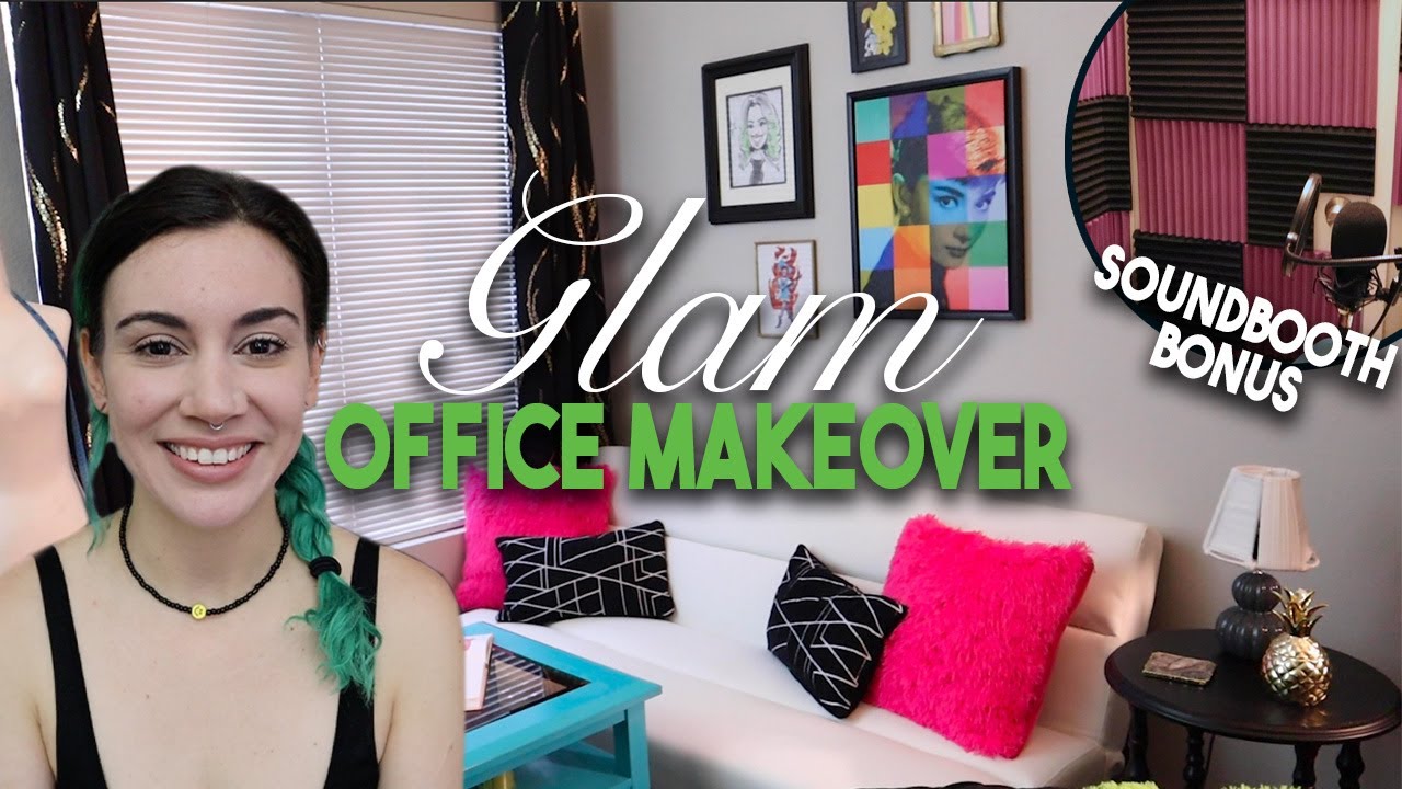 Hollywood GLAM Office Makeover (and voiceover booth bonus!): PART 1 OF 2