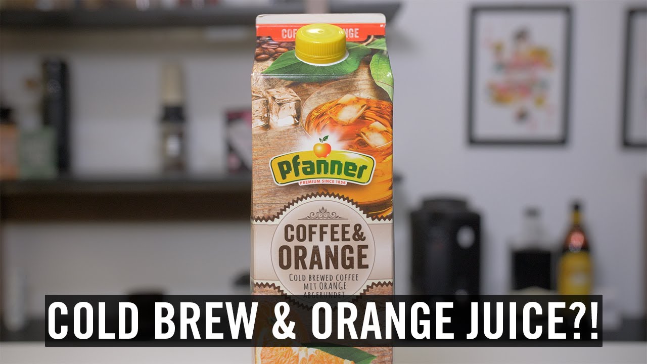 ⁣Review: Pfanner Cold Brew & Orange/Lemon