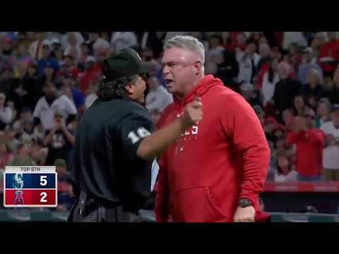 MLB | Phil Nevin With An All-Time Great Ejection After Awful Strike 3 Call