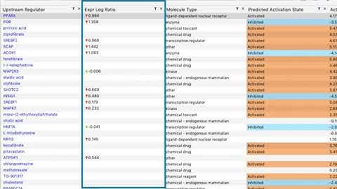 Examining Upstream Analysis results in QIAGEN Ingenuity Pathway Analysis software video tutorial