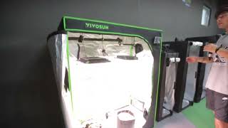 Estufas Vivosun todos os tamanhos Top! Grow Power cultivo indoor Kit completo Painel de Led filtro