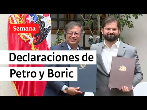 El presidente Gustavo Petro se reúne con el mandatario chileno Gabriel Boric | Semana Videos