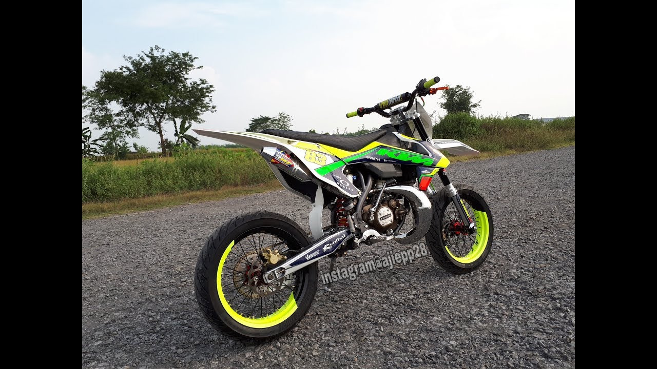 38+ Model Modifikasi Ninja Supermoto Tahun Ini