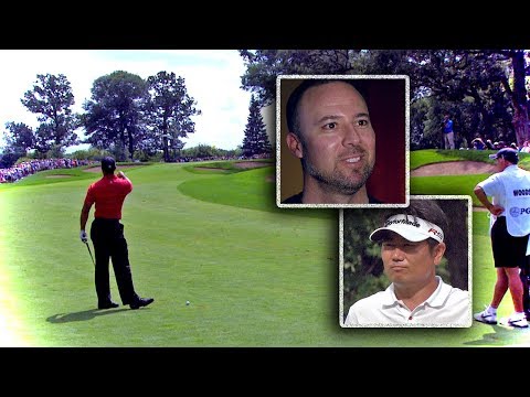 Y.E. Yang Tells Rules Official that Tiger Woods is the Slow Player, not Him | 2009 PGA Championship
