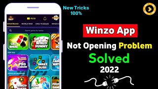 Winzo Gold Not Opening Problem || How to fix winzo gold is not open problem solution kare 2022 || screenshot 1