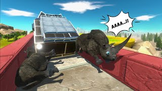 Jet Train vs Monsters Challenge - Animal Revolt Battle Simulator