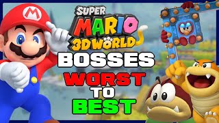 Ranking Every Super Mario 3D World + Bowser's Fury Boss!