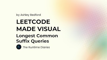Longest Common Suffix Queries Explained VISUALLY | Day 25 of #30DaysofCode challenge with Educative