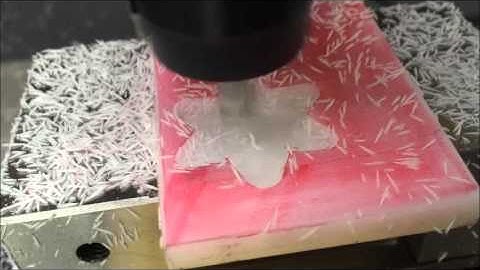 #Sherline #CNC #mill cutting star shape pocket