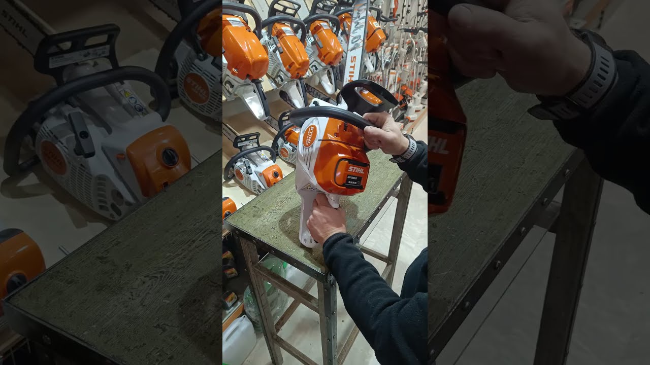 Is This The Most Powerfull Battery Chainsaw Stihl Stihlchainsaw Tools Msa220