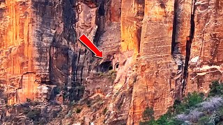 Giant Doorway into the Underworld at Zion National Park Southern Utah Debunked