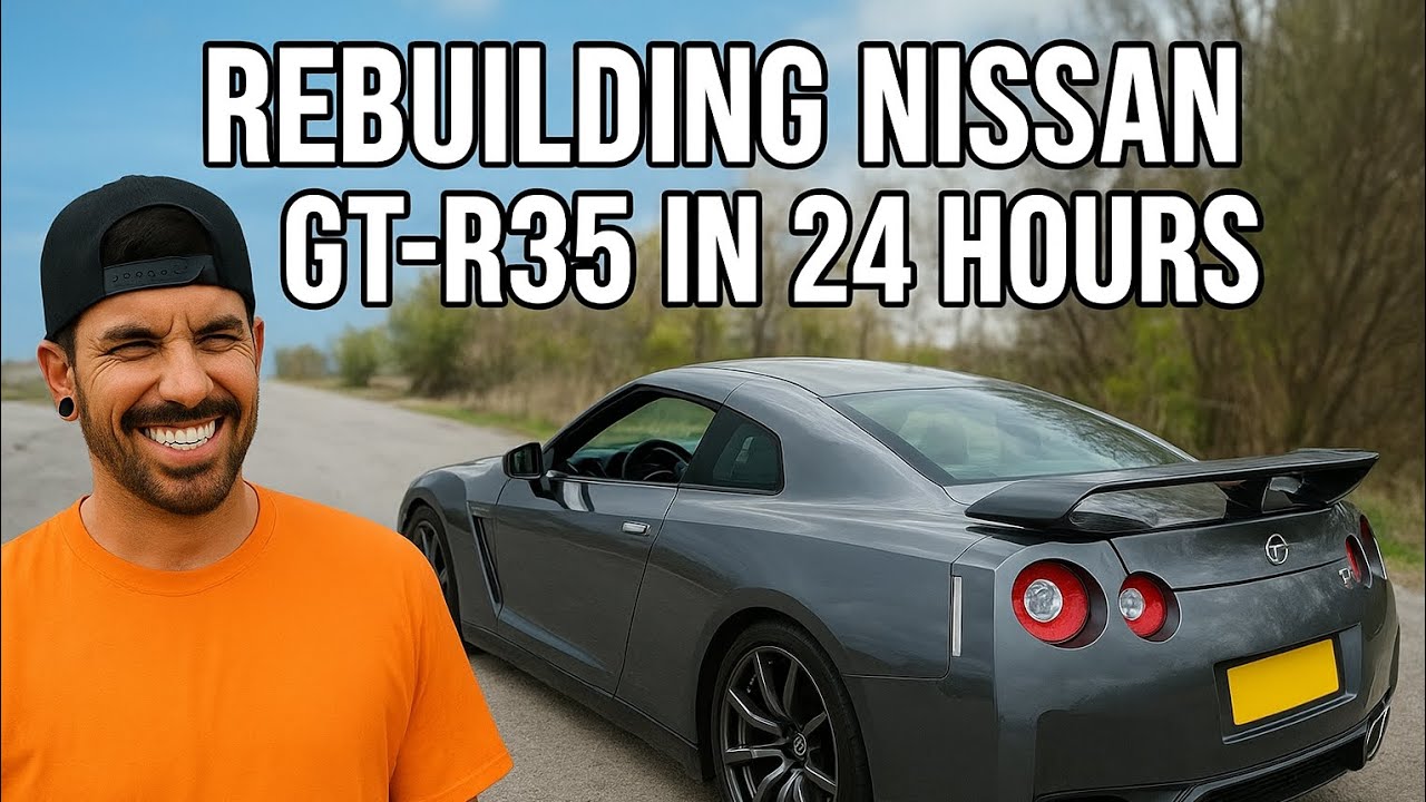 Wrecked R35 What happens when you give Matt Armstrong just 24 hours and a wrecked ...