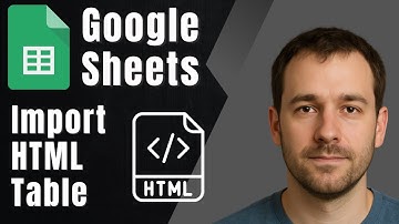 Google Sheets: How to Copy Data from an HTML Table (Quick Import Guide)
