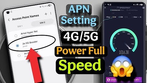 Jio 4G/5G NET APN setting 2025 🔥  Jio Network problem solution 📲  Jio internet speed increase 