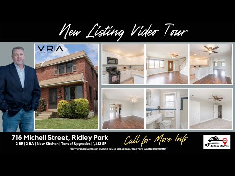 716 Michell Street, Ridley Park, PA home video tour