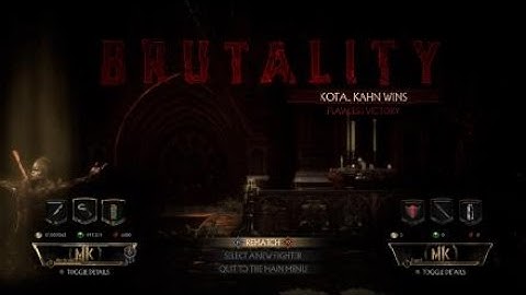 Mortal kombat 11 kotal khan brutality tutorial:  coming in hot
